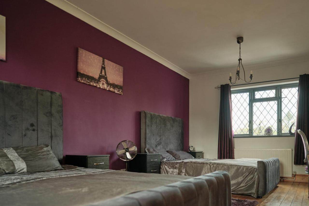 Modern Spacious House - Sleeps 16, Free Parking, Sun Terrace Nuneaton Luaran gambar